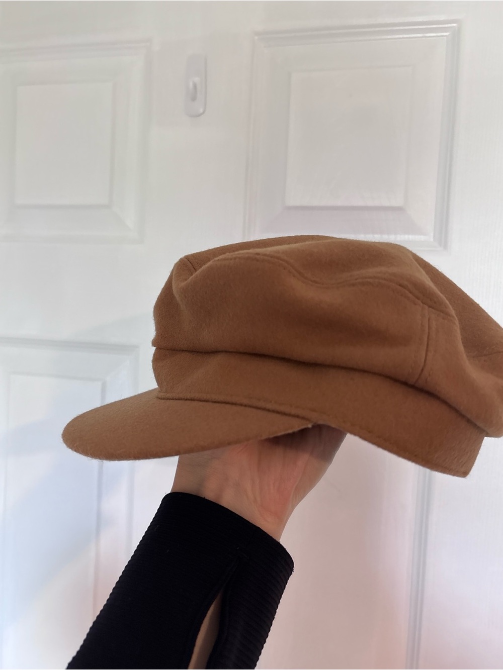 GAP camel newsboy hat wool blend - Small/medium